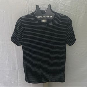 Black and White Striped T-shirt